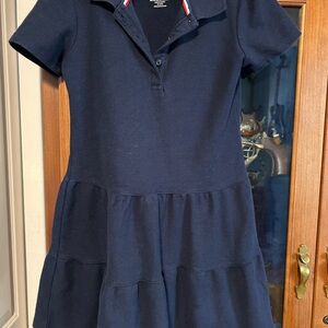 French Toast Girl’s Navy Polo Dress